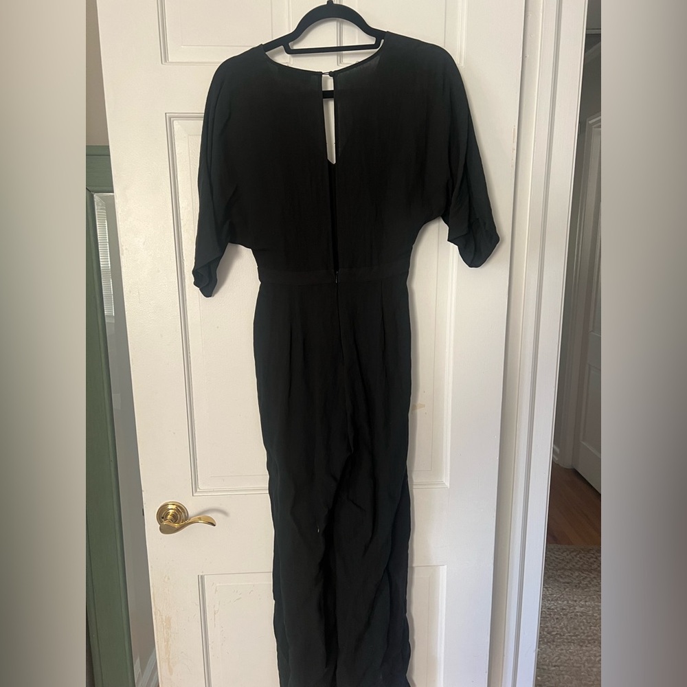 Black wide leg lulus jump suit worn once